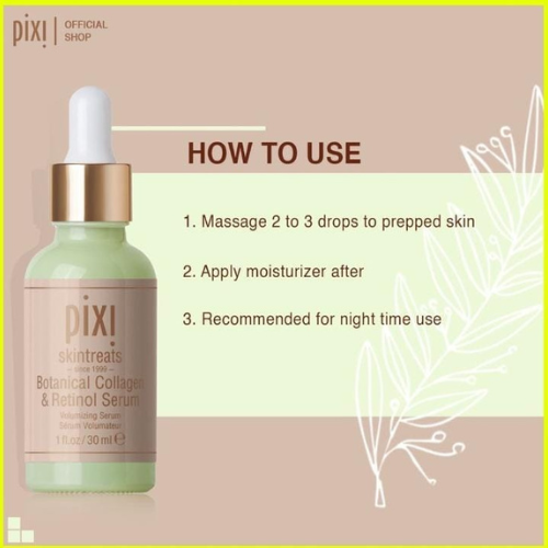 Pixi Botanical Serum – Collagen Boost & Retinol for Wrinkle Reduction