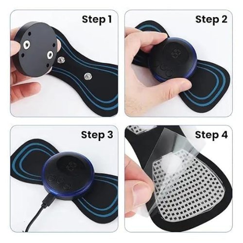 Wireless EMS Mini Body Massager – Portable Butterfly Pain Relief