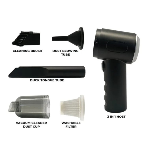 3 in 1 Mini Portable Wireless Car Vacuum