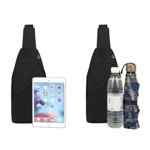 Modern Black Sling Chest Bag