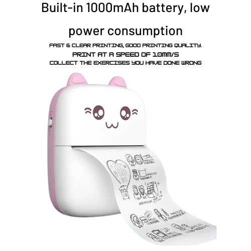 Mini Portable Thermal Printer – Wireless Pocket Printer
