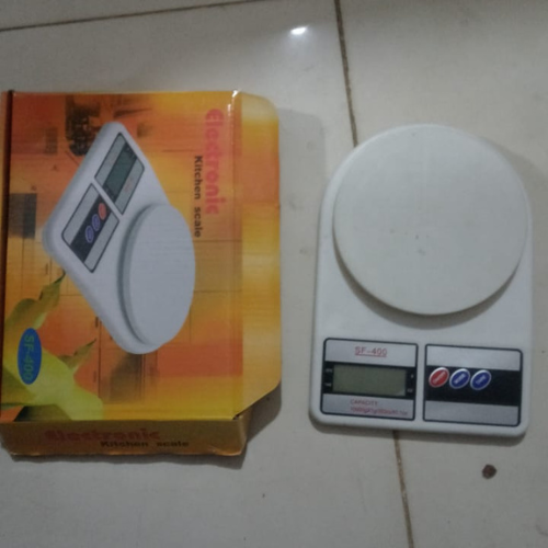 High Precision Digital Kitchen Weight Scale – 10kg Capacity | Multi-Unit Measurement in g & oz | Compact Design Without LED