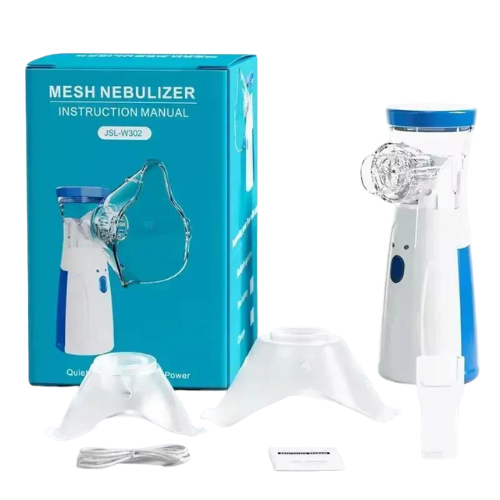 Portable Mesh Nebulizer – Quiet & Rechargeable for Kids and Adults