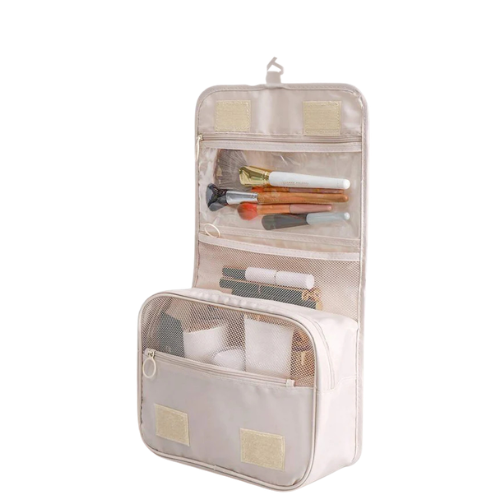 Portable Hanging Makeup Organizer – Waterproof Travel Toiletry Bag