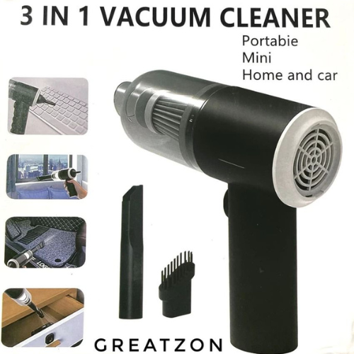 3 in 1 Mini Portable Wireless Car Vacuum