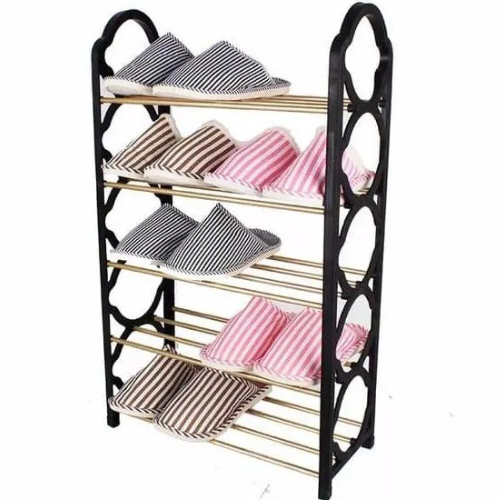 Non-Breakable Floor Standing Shoe Rack – 4 Layer Space Saving Organizer