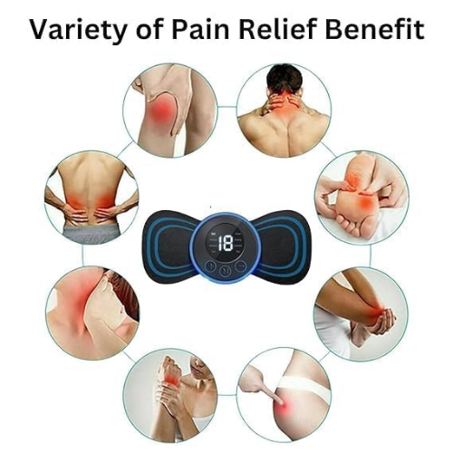 Wireless EMS Mini Body Massager – Portable Butterfly Pain Relief