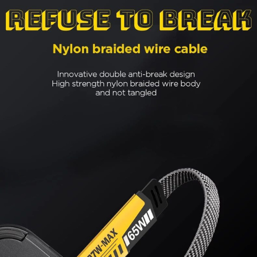 60W Fast Charging 4‑in‑1 Multi USB PD Data Cable — 1000 mm Length (Type‑C to C / USB‑C / Lightning / USB‑A)