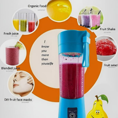 Rechargeable portable blender