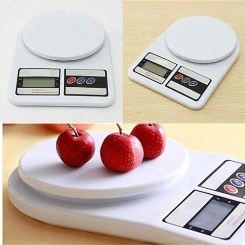 High Precision Digital Kitchen Weight Scale – 10kg Capacity | Multi-Unit Measurement in g & oz | Compact Design Without LED