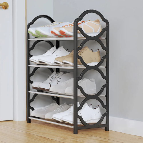 Non-Breakable Floor Standing Shoe Rack – 4 Layer Space Saving Organizer
